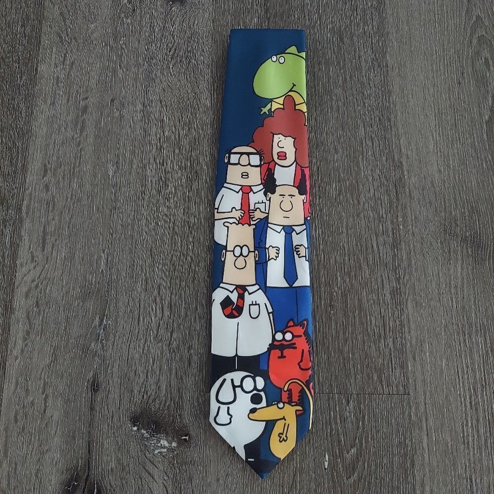 Ralph Marlin Dilbert & Gang Necktie